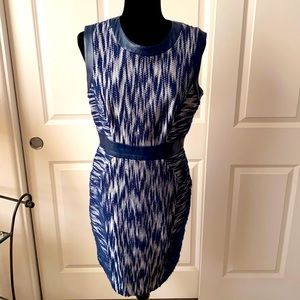 Beautiful blue tweeted dress